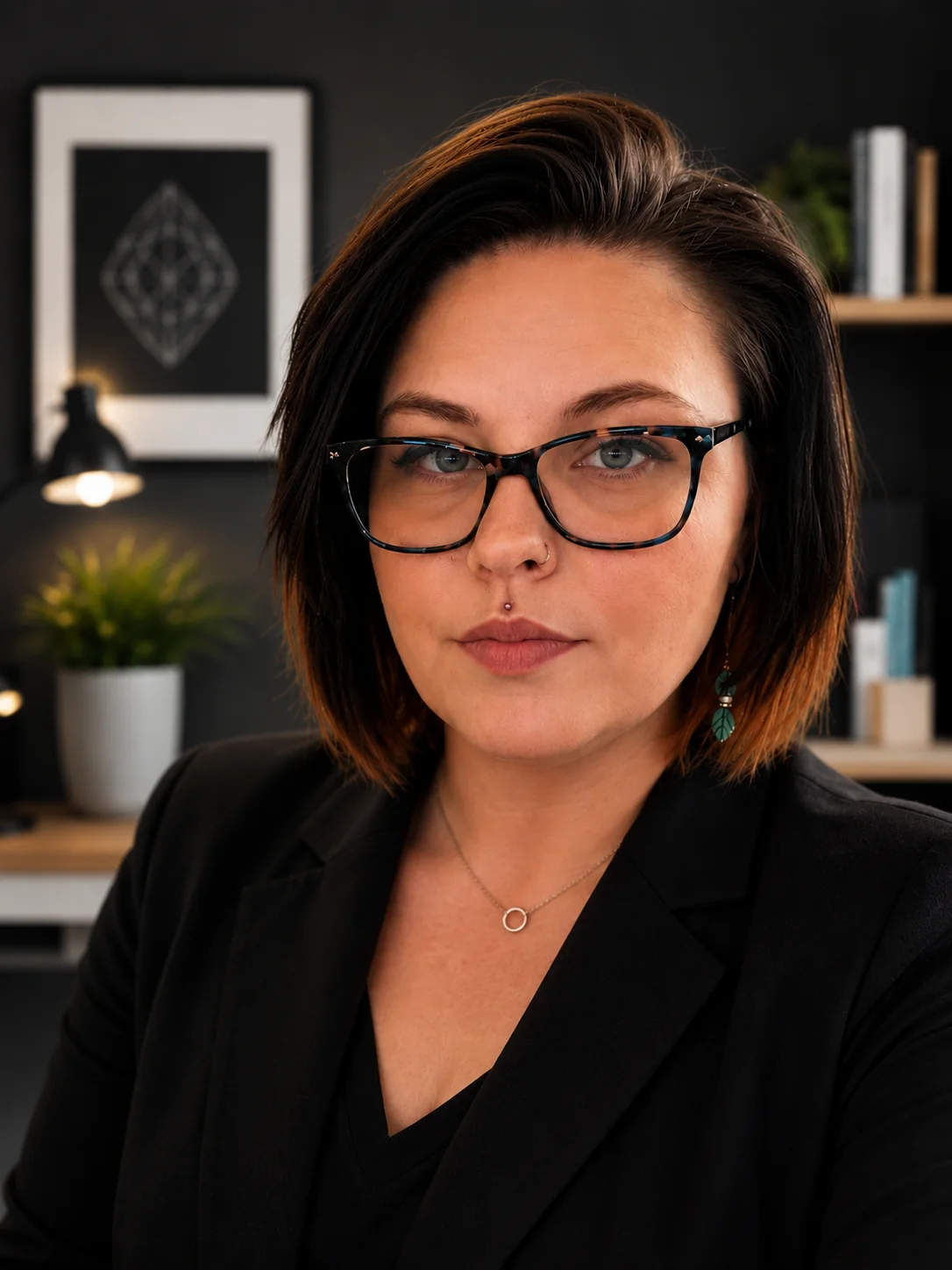 Professional portrait of Ashley Spencer.